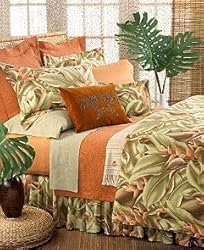Tommy Bahama Ginger Leaf Queen Duvet