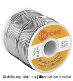 51NHjEts%2BjL. SL160  Fixpoint Lötzinn ø 1,5mm 500 g Rolle,material : L Sn 60% / Pb 38% / Cu 2%