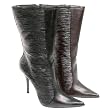 Anne Michelle by Journee Ruffled Stiletto Boots Anne Michelle by Journee Ruffled Stiletto Boots