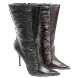 Anne Michelle by Journee Ruffled Stiletto Boots at Anne Michelle