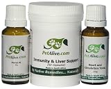 PetAlive Parvo-K, Immunity & Liver Support and Heart & Circulation Tonic UltraPack