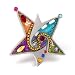 Colorful Star of David Pin #2301