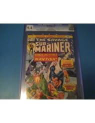 Sub-mariner #70 Cgc 9.4 White Pages Marvel Comics 1st Appearance of the Piranha.