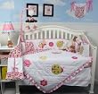 Boutique Little Lady Crib Nursery Bedding Set 10 pcs