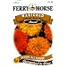 Ferry-Morse 1933 Marigold Flower Seeds, Crackerjack Mixed Colors (1.5 Gram Packet)