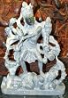 Shiva Dancing on Apasmara with Nandikeshvar Stone Statue 15"