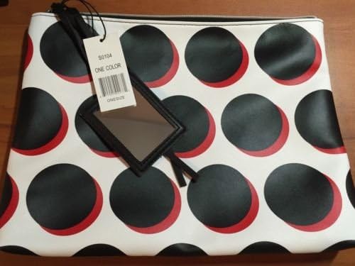 Saks 5th Ave COSMETIC BAG Faux Leather w/Dots 2016 Event New