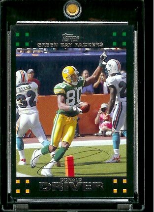 2007 Topps Football # 144 Donald Driver - Green Bay Packers - NFL Trading Cards