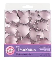 Wilton Easter 12pc Mini Metal Cookie Cutter Set