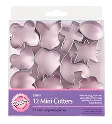 Wilton Easter 12pc Mini Metal Cookie Cutter Set