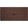 Wool Bedspread Asian Jacquard Pattern India 55 inches x 106 inches (wbscov060)