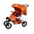 Tike Tech Double Trax360 Stroller - Orange