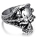 Kstyle Jewelry Mens Stainless Steel Ring, Vintage, Biker, Silver, Skull KR1944 (8)