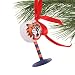 Auburn Tigers Hand-Painted Mini Wine Glass Christmas Ornament