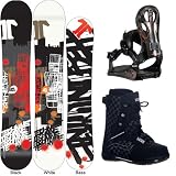 Tech Nine Mass Appeal Men's Snowboard Package w/ Boots & Bindings