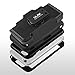 ULAK Heavy Duty Rugged Case Cover for Apple iPhone 6 Plus (5.5 inch) with Shockproof Belt Clip Holster (Black)