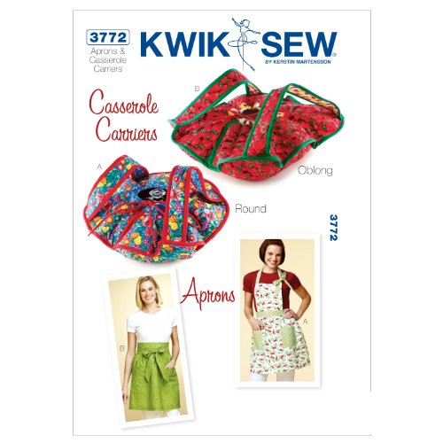 033594377258 UPC Kwik Sew Pattern Aprons And Casserole Carriers