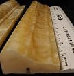 Honey Onyx Double Ogee Chair rail Molding Trim Polished 2 x 12