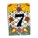 7, Seven, Talavera Address Terra Cotta Tile
