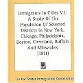 Immigrants In Cities (A Study of the Population of Selected Districts in New York, Chicago, Philadelphia, Boston, Cleveland, Buffalo and Milwaukee) (Volume 1) (Paperback)