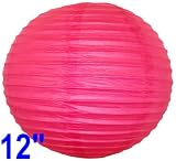 Magenta Dark Pink Chinese/Japanese Paper Lantern/Lamp 12