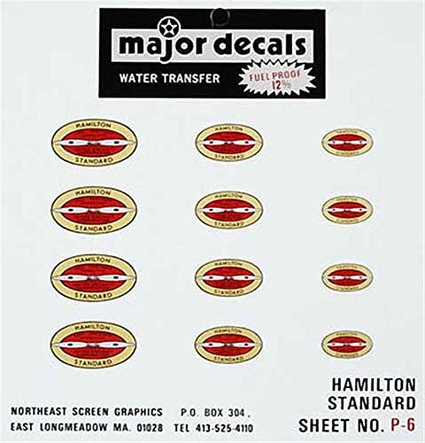 MAJOR DECALS P6 Hamilton Standard Prop Decal MAJQ0006