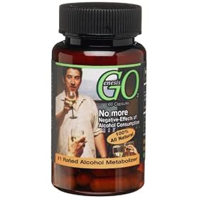 Genesiso2 All Natural Alcohol Metabolizer, 60-Count Bottle