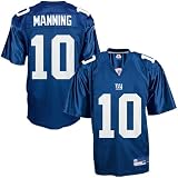 Eli Manning Jersey: Reebok Blue Replica #10 New York Giants Jersey