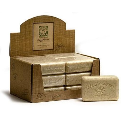 Case of 12 Pre de Provence 250g Honey Almond Shea Butter Enriched Triple Milled Soap