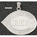 Cincinnati Reds Giant Sterling Silver Pendant