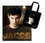 The Twilight Saga: New Moon - Merchandise (Fleece Blanket & Cotton Tote Bag Set - Jacob) (Size: 50