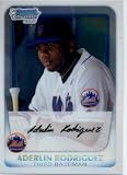 2011 Bowman Chrome Prospects Baseball Card #BCP146 Aderlin Rodriguez - New York Mets (RC - Rookie Card / Prospect XRC) MLB Trading Card in Screwdown Case!