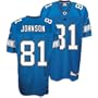 Calvin Johnson Lions Blue NFL Authentic Jersey ( sz. 52, Blue : Johnson, Calvin : Lions )