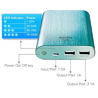 Adata PV110 10400mAH Power Bank (Blue)