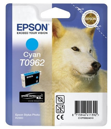 Epson T0962 Inkjet Cartridge UltraChrome K3 Page Life 1505pp Cyan Ref T09624010