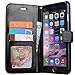 iPhone 6S Plus Case,iPhone 6 Plus Case,[5.5 inch]By Ailun(TM),Card Holder Case,PU Leather Case,Wallet Case,Flip Case Cover[Black]