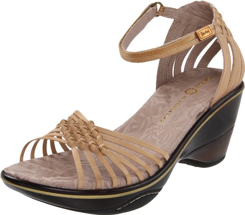 Jambu Sandals Jambu Women's Paprika Wedge Sandal,Nude,11 M US