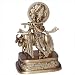 Lord Krishna Brass Figurine Hindu Religious Statue