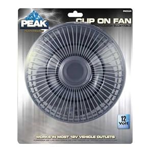 All Power Supply PKCOJH 6 in. Oscillating 12 Volt Clip on Fan