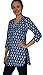 AV Hand Block Printed V Neck Tunic