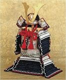 五月人形 鎧飾り加藤峻厳作 黒小札 藍韋肩白縅1/4大鎧 本…