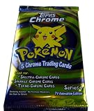 Pokemon Topps Chrome Trading Card Pack Series 1