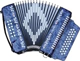 Musicians Gear SM-3112 31-Button 12 Accordion GCF, Dark Blue Pearl