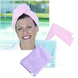 Spa Sister Microfiber Hair Turban Lavender