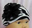 Zebra Print Soft Baby Hat