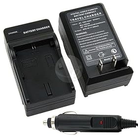 LP-E6 Replacement Battery Charger with Car Adapter for Canon EOS 7D