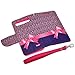 Compatible for ZTE Maven Case/Atrium Z793C / Scend Z791G Case, [Kickstand] PU Leather Wallet Case with ID&Credit Card Slot For ZTE Maven Case, ZTE Atrium Z793C / ZTE Scend Z791G, Hot Pink Cheetah