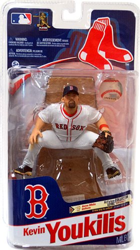 McFarlane Toys MLB Sports Picks Series 28 Action Figure Kevin Youkilis (Boston Red Sox) White Jersey Bronze Collector Level
