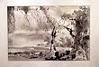 Guilin and Lijiang River Fishing - Original Hand Painted Watercolor Art on Rice Paper