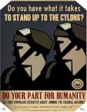 Official Battlestar Galactica Propaganda Poster Set